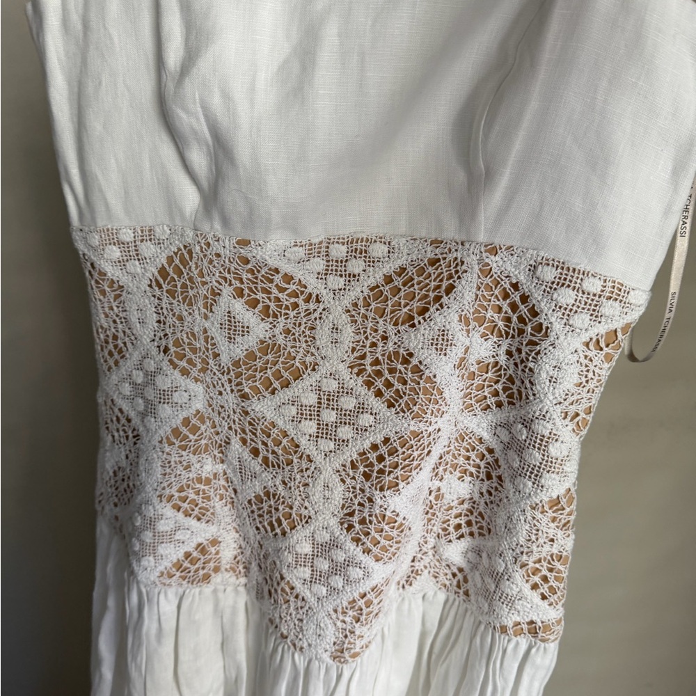 Pilar Linen & Lace Maxi Dress - Picture 8 of 8